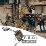 Tactical Helmet Cover PVS31 NVG Retention Pouch GPNVG Battery Rear Storage Pack
