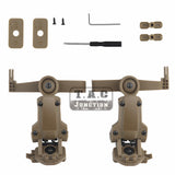 ARC/M-LOK Rotate Helmet Rail Adapter Kit J Arm for Comtac 2/3/4 Headset