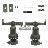 ARC/M-LOK Rotate Helmet Rail Adapter Kit J Arm for Comtac 2/3/4 Headset