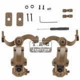 ARC/M-LOK Rotate Helmet Rail Adapter Kit J Arm for Roger Tech EVO406 / Earmor M31&MOD3 M32 M32H MARK3 Headset