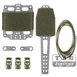 Tactical Helmet Cover PVS31 NVG Retention Pouch GPNVG Battery Rear Storage Pack