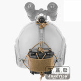 Tactical Helmet Cover PVS31 NVG Retention Pouch GPNVG Battery Rear Storage Pack