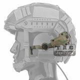 ARC/M-LOK Rotate Helmet Rail Adapter Kit J Arm for Comtac 2/3/4 Headset