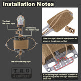 Tactical Helmet Cover PVS31 NVG Retention Pouch GPNVG Battery Rear Storage Pack
