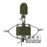 Tactical Helmet Cover PVS31 NVG Retention Pouch GPNVG Battery Rear Storage Pack
