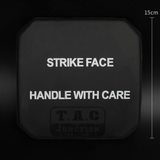 Tactical Dummy Training Soft EVA Foam SAPI Plates Polymer Insert with Side Plates Shock Plates Size Medium (Set of 4)