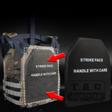 Tactical Dummy Training Soft EVA Foam SAPI Plates Polymer Insert with Side Plates Shock Plates Size Medium (Set of 4)