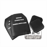 Tactical Dummy Training Soft EVA Foam SAPI Plates Polymer Insert with Side Plates Shock Plates Size Medium (Set of 4)