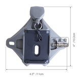 Tactical Wilcox Mount L4 Series 1/3 Hole Hybrid Shroud Mounting w/ Wilcox Lanyard for WILCOX NVG Mounts MICH ACH ECH Helmet