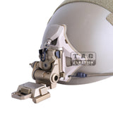 Tactical Wilcox Mount L4 Series 1/3 Hole Hybrid Shroud Mounting w/ Wilcox Lanyard for WILCOX NVG Mounts MICH ACH ECH Helmet