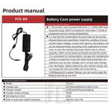 FCS BB-2590 Rechargeable Li-ion Battery Case 16×3500 mAh Capacity
