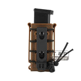 Soft Shell 9mm Pistol Magazine Pouches Mag Carrier Tall W/ Belt Loop
