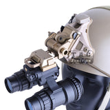 Tactical Wilcox Mount L4 Series 1/3 Hole Hybrid Shroud Mounting w/ Wilcox Lanyard for WILCOX NVG Mounts MICH ACH ECH Helmet