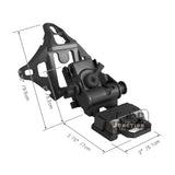 Tactical L4 G70 Low Profile Breakaway NVG Mount L4 Three Hole Shroud MICH Helmet
