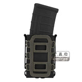 5.56mm 7.62mm Soft Shell Magazine Pouch Mag Carrier w/ Belt Clip Fit 1.5-2" Belt