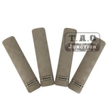 4-Pack  6.2" Battle Rail Covers Panels Grip Textured for 20mm Picatinny
