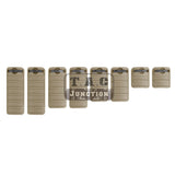 8PCS Rib Rail Panel Cover Grip Handguard Protector for RIS RAS Picatinny