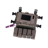 5 Cell 40MM Banger Grenade Flashbang Dangler Pouch for Plate Carrier Chest Rig