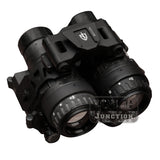 Tactical PVS14 PVS7 Dual NVG J Arm CNC Machined Binocular Bridge Dovetail Mount Night Vision Device Bracket