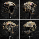 CNC Functional GSGM DPAM NVG Mount W/ 3 Helmet Shroud Set For ANVIS Night Vision