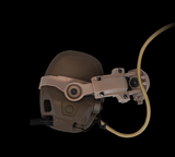 Tactical Helmet Rail Mount Kit J Arm Mount Adapter Connector for AMP Headset
