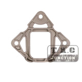 Tactical Skeleton Shroud Three-Hole NVG Shroud Forged Aluminum for Fast ACH ECH MICH AirFrame Helmet WilCox L4 Norotos NVG Mount