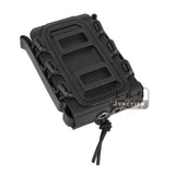 5.56mm 7.62mm Soft Shell Magazine Pouch Mag Carrier w/ Belt Clip Fit 1.5-2" Belt