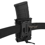 5.56mm 7.62mm Soft Shell Magazine Pouch Mag Carrier w/ Belt Clip Fit 1.5-2" Belt