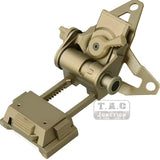 CNC Machined L4G30 Night Vision NVG Helmet Mount PVS15 PVS18 PVS21 PVS31+Shroud