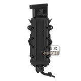 Tactical Pistol 9mm MOLLE Nylon Magazine Pouch Holder Duty Belt Loop Mag Carrier