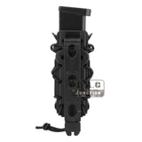 Tactical Pistol 9mm MOLLE Nylon Magazine Pouch Holder Duty Belt Loop Mag Carrier