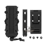 Tactical Pistol 9mm MOLLE Nylon Magazine Pouch Holder Duty Belt Loop Mag Carrier