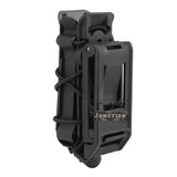 Tactical Pistol 9mm MOLLE Nylon Magazine Pouch Holder Duty Belt Loop Mag Carrier