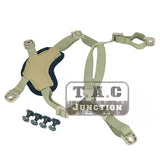 Head-Loc 4-Point Chinstrap Retention X-Nape Suspension for FAST ACH MICH helmet
