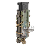 Tactical Pistol 9mm MOLLE Nylon Magazine Pouch Holder Duty Belt Loop Mag Carrier
