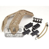 ACH ARC Rail Kit Mount Adapter NVG Bungee Screws Set for MICH2000 Combat Helmet