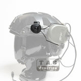 Tactical Rotating Helmet ACH-ARC Rail Adapter Bracket Set for MSA Sordin Headset