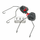 Tactical Rotating Helmet ACH-ARC Rail Adapter Bracket Set for MSA Sordin Headset