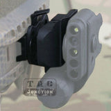 Rotating Multi Angle Helmet ARC Rail Mount for Surefire HL1 HL-A1 Helmet Light
