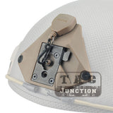 Tactical L3 Series 1/3 Hole Hybrid Shroud Black Mounting Platform w/ Lanyard for WILCOX NVG Mounts MICH ACH ECH Helmets