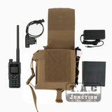 Tactical Storage Pouch MOLLE Radio Pouch Compatible with 5.56 Magazine