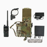 Tactical Storage Pouch MOLLE Radio Pouch Compatible with 5.56 Magazine