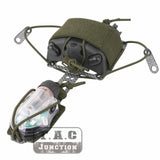 Tactical Helmet Cover PVS31 NVG Retention Pouch GPNVG Battery Rear Storage Pack