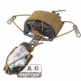 Tactical Helmet Cover PVS31 NVG Retention Pouch GPNVG Battery Rear Storage Pack