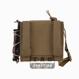 Tactical Storage Pouch MOLLE Radio Pouch Compatible with 5.56 Magazine