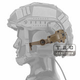 ARC/M-LOK Rotate Helmet Rail Adapter Kit J Arm for Comtac 2/3/4 Headset