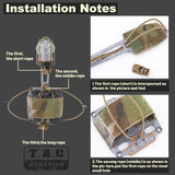 Tactical Helmet Cover PVS31 NVG Retention Pouch GPNVG Battery Rear Storage Pack