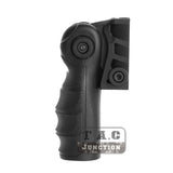 Tactical Ergonomic 5-Position Folding Vertical Foregrip Front Hand Grip W/Storage