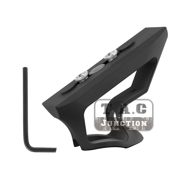Tactical Foregrip Short Angled Grip KeyMod Hand Stop Vertical Grip Aluminum