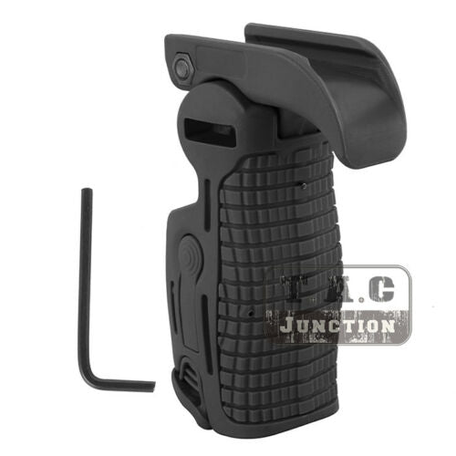 Tactical Integrated Folding Picatinny Rail Foregrip Trigger Guard Cover Handle